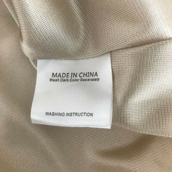 Miusey M Ivory Top Polyester Roll Tab Sleeves - Picture 9 of 11